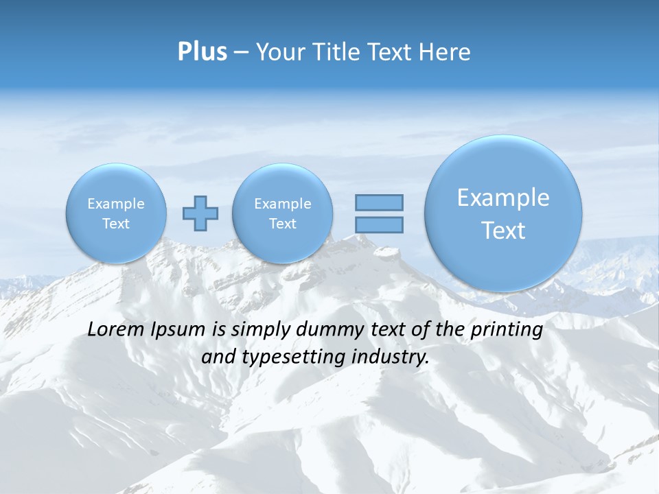 Car Cable Sky PowerPoint Template
