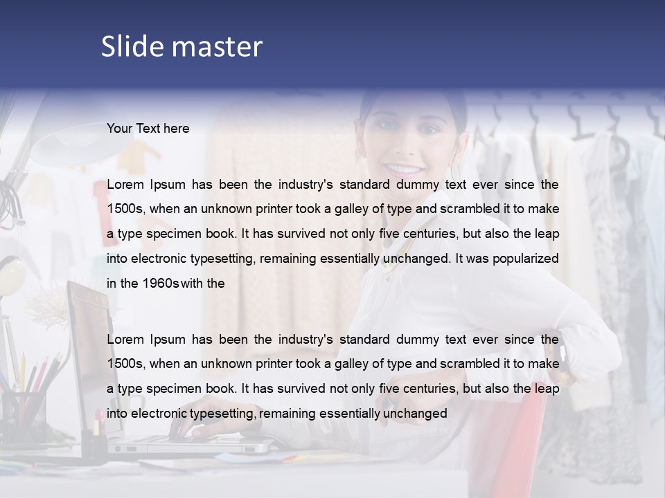 Stylish Background Fashion PowerPoint Template