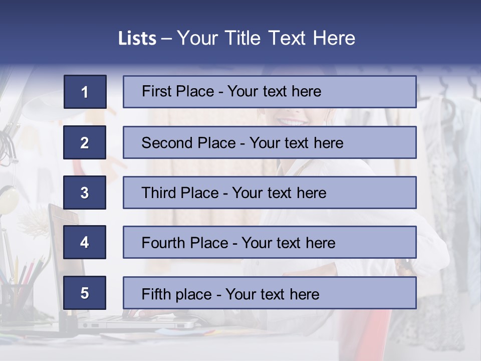 Stylish Background Fashion PowerPoint Template
