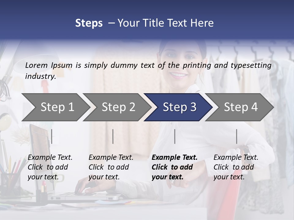 Stylish Background Fashion PowerPoint Template