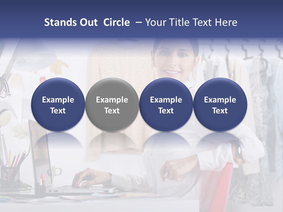 Stylish Background Fashion PowerPoint Template