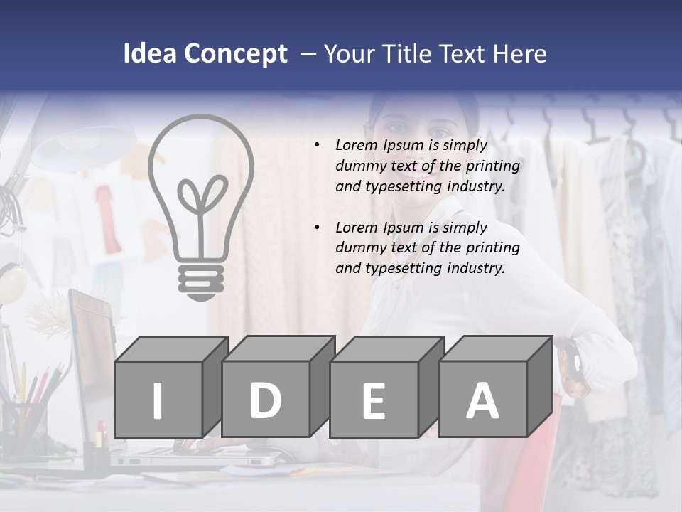 Stylish Background Fashion PowerPoint Template