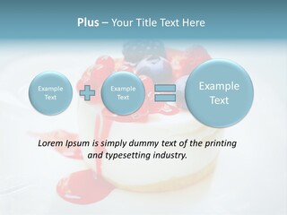 Cheese Tasty Sauce PowerPoint Template