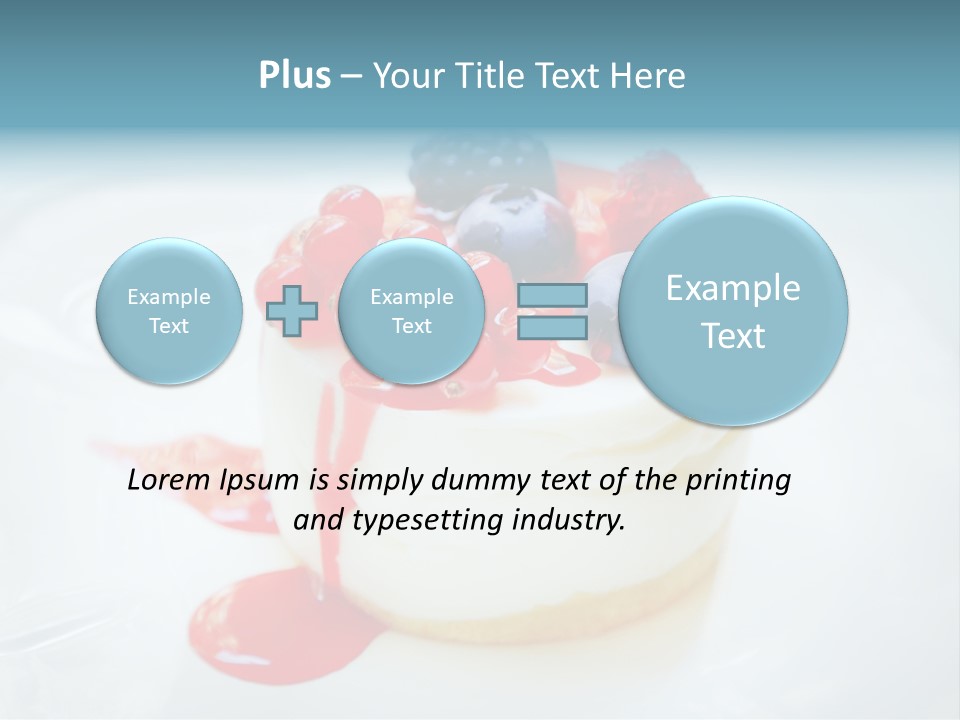 Cheese Tasty Sauce PowerPoint Template