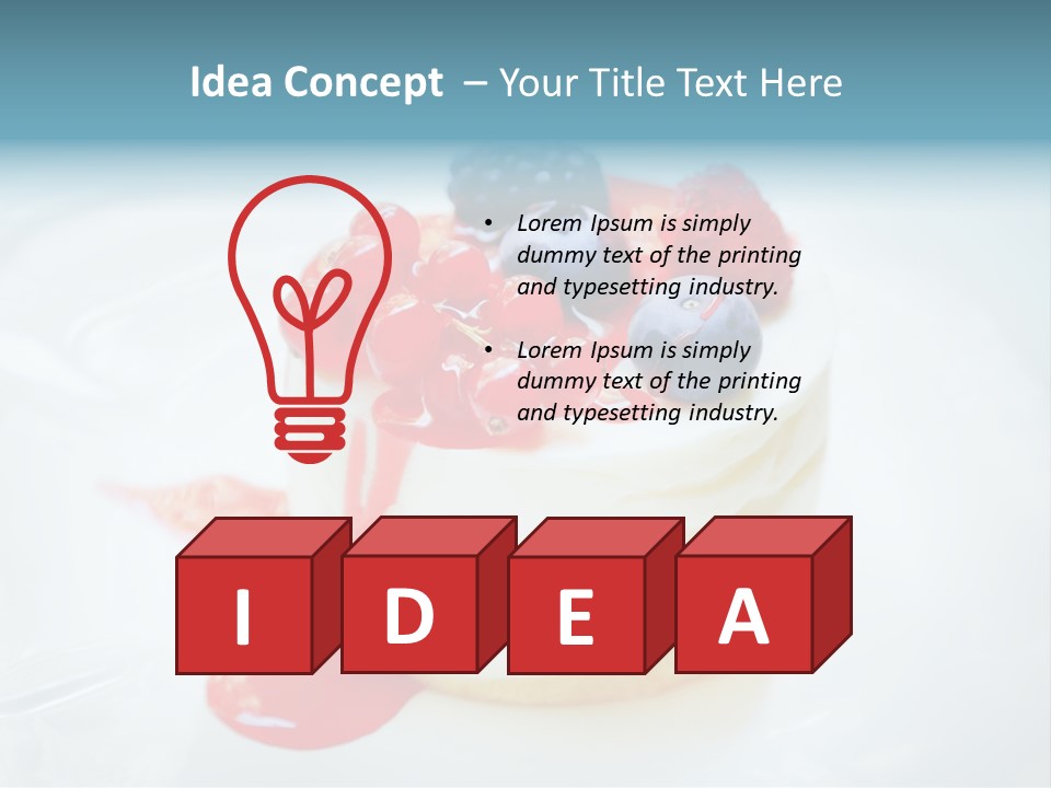 Cheese Tasty Sauce PowerPoint Template