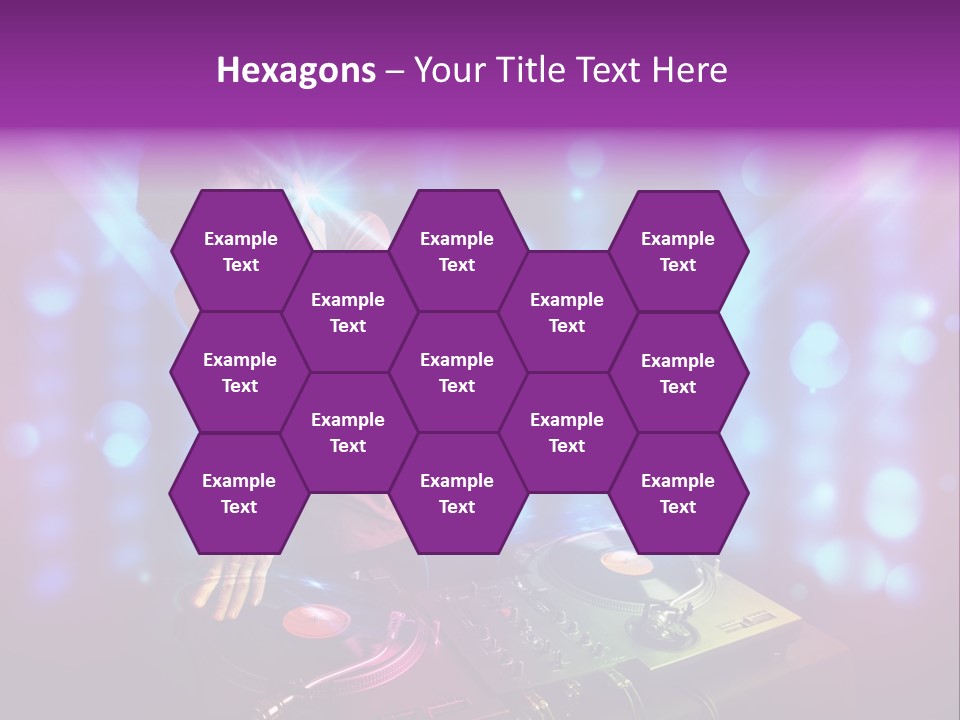 Entertainment Turntable Volume PowerPoint Template