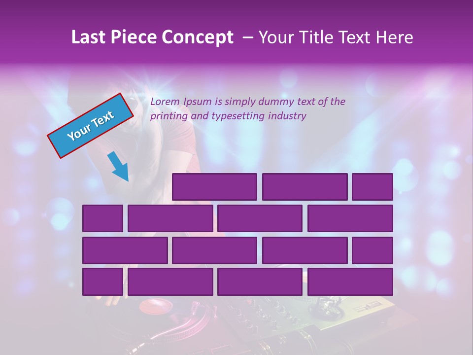 Entertainment Turntable Volume PowerPoint Template