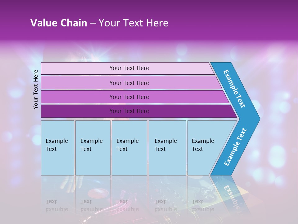 Entertainment Turntable Volume PowerPoint Template