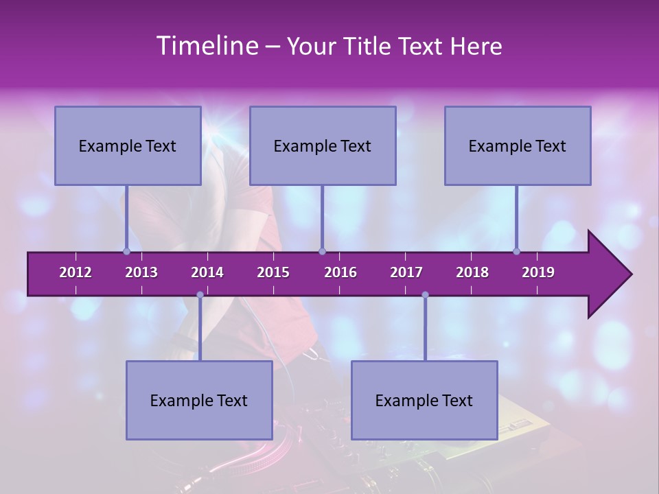 Entertainment Turntable Volume PowerPoint Template