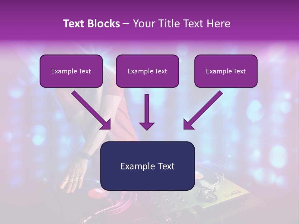 Entertainment Turntable Volume PowerPoint Template