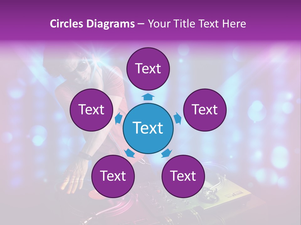 Entertainment Turntable Volume PowerPoint Template