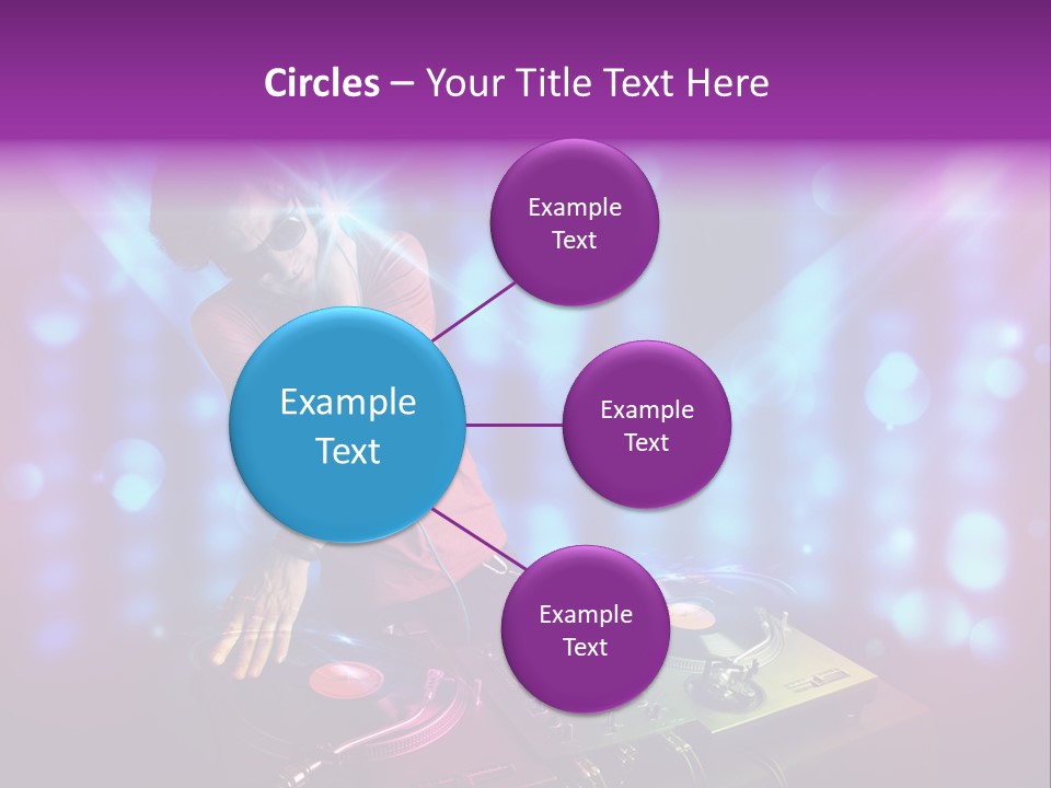 Entertainment Turntable Volume PowerPoint Template