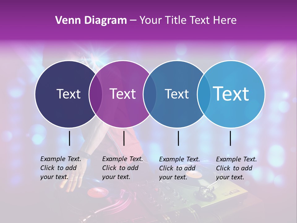 Entertainment Turntable Volume PowerPoint Template