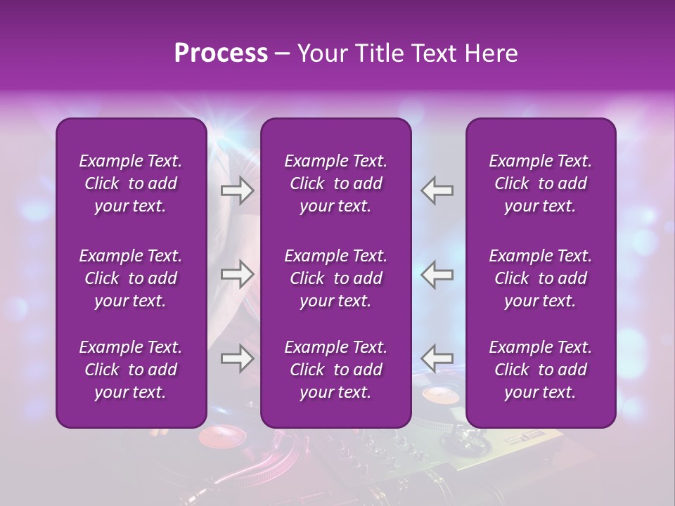 Entertainment Turntable Volume PowerPoint Template