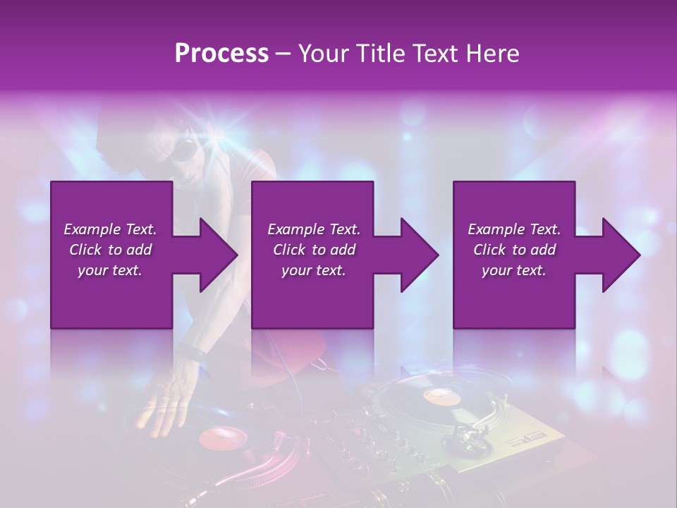Entertainment Turntable Volume PowerPoint Template