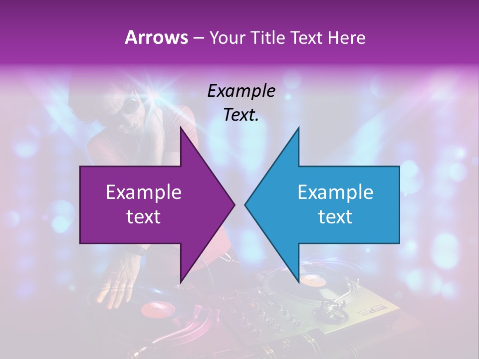 Entertainment Turntable Volume PowerPoint Template