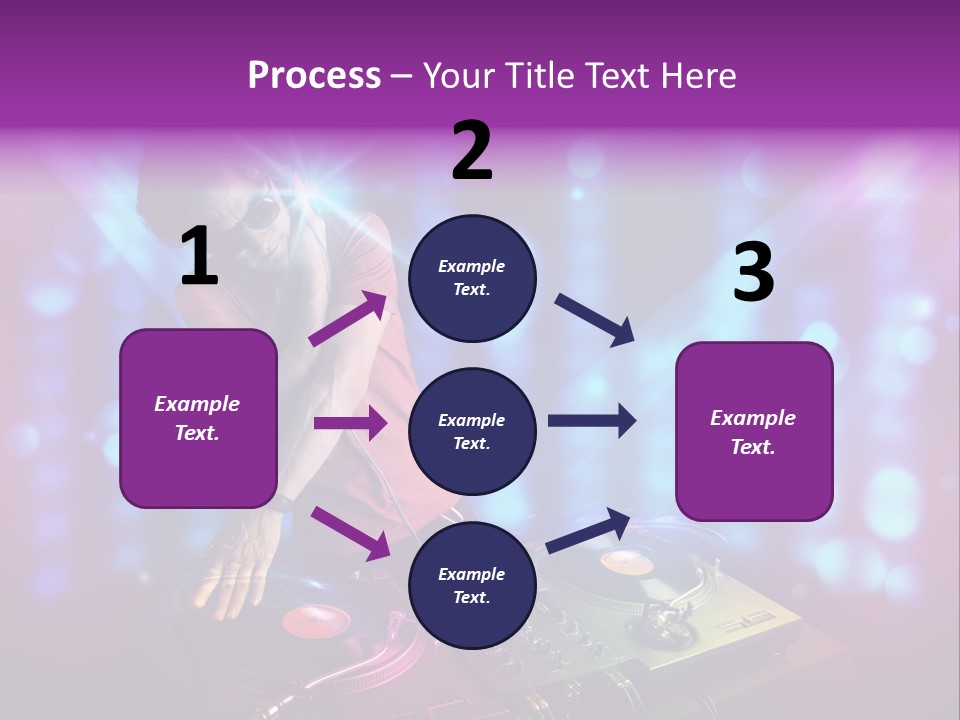 Entertainment Turntable Volume PowerPoint Template