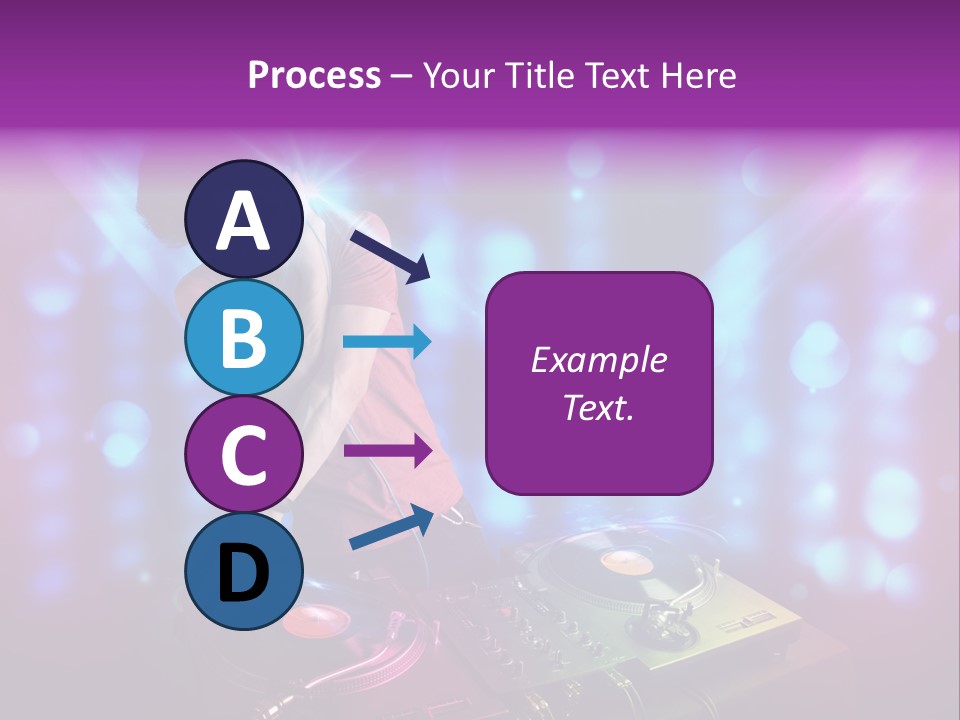 Entertainment Turntable Volume PowerPoint Template