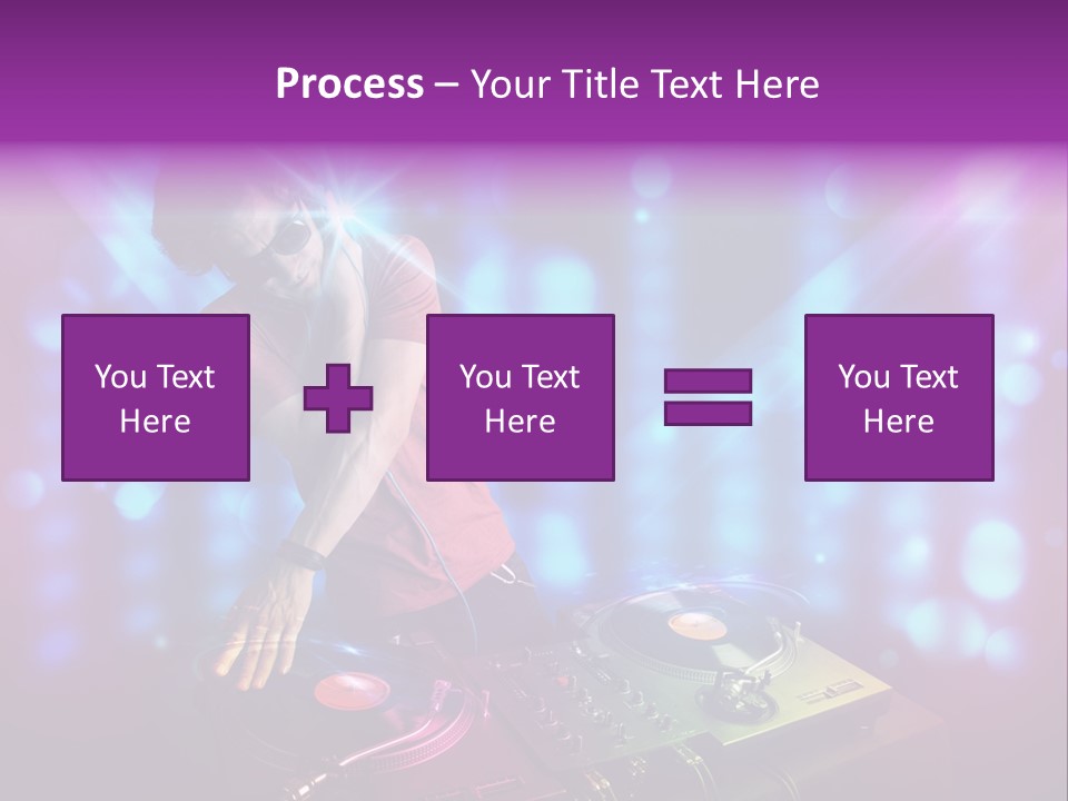 Entertainment Turntable Volume PowerPoint Template