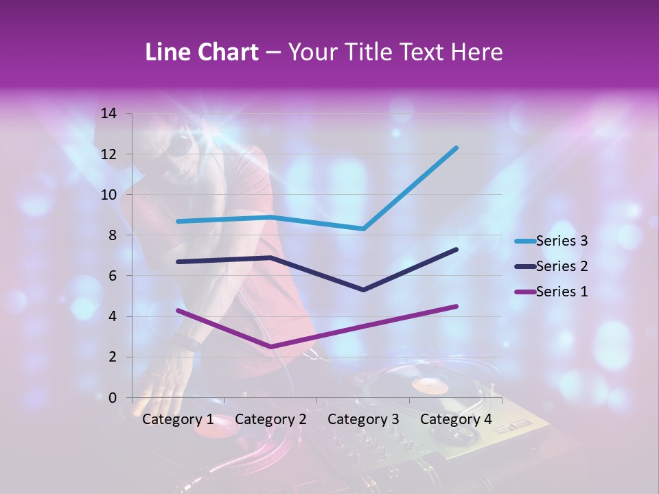 Entertainment Turntable Volume PowerPoint Template