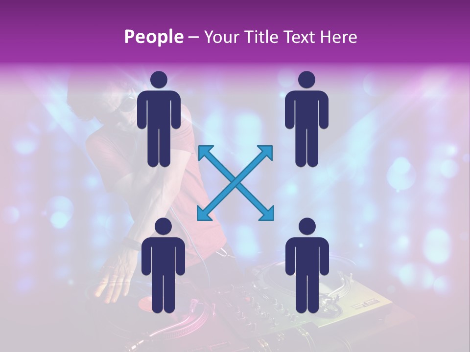 Entertainment Turntable Volume PowerPoint Template