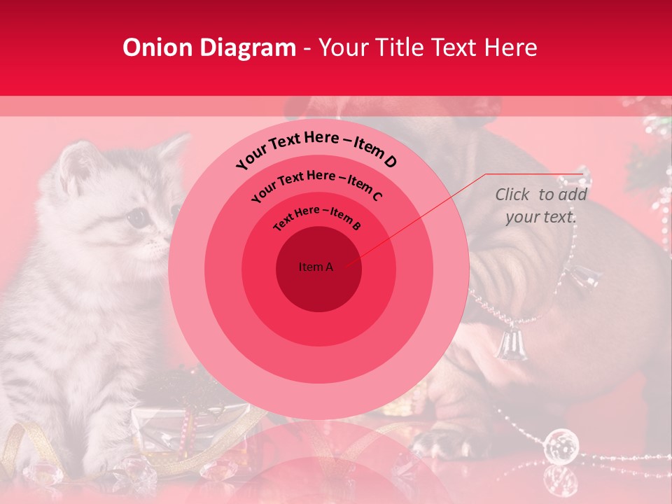 Dog Kitten And Puppy Backlight PowerPoint Template