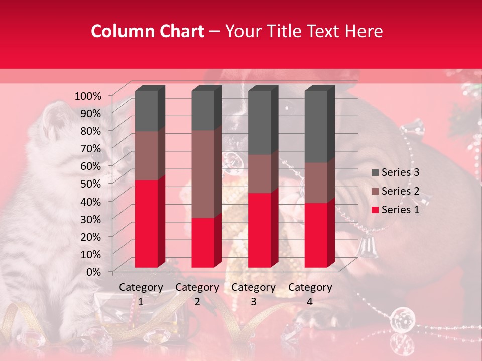 Dog Kitten And Puppy Backlight PowerPoint Template