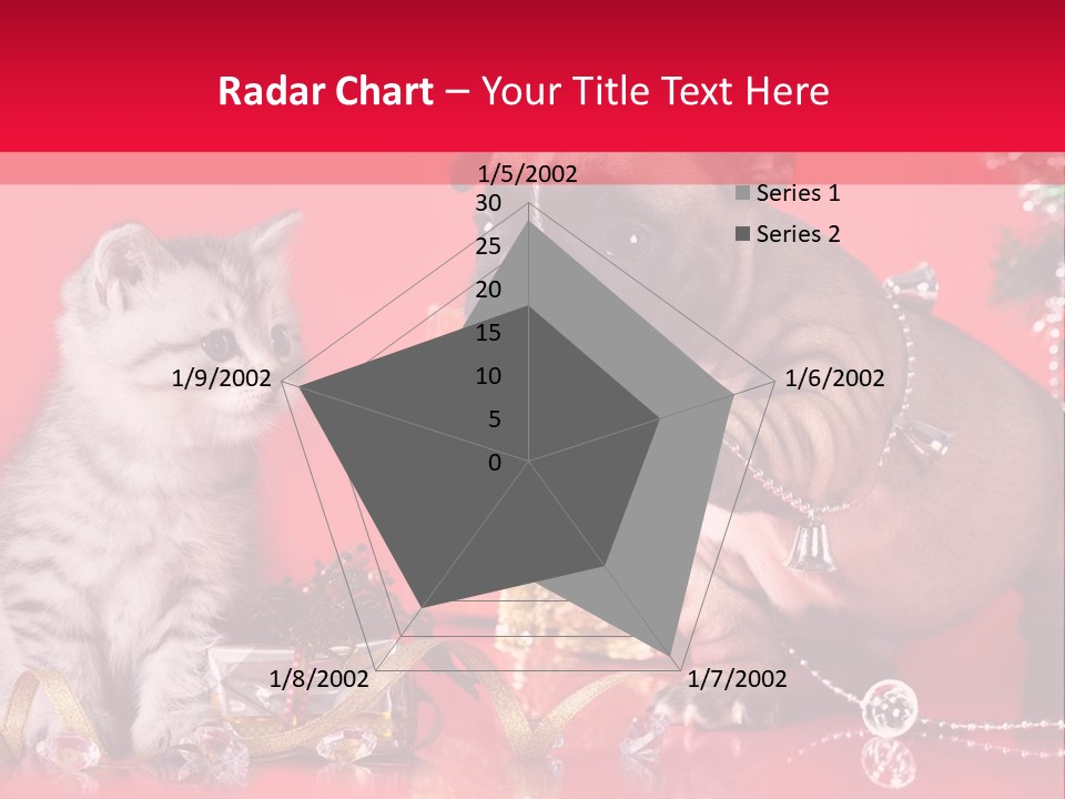 Dog Kitten And Puppy Backlight PowerPoint Template