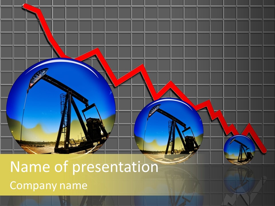 Rig Lubricant Pipe PowerPoint Template