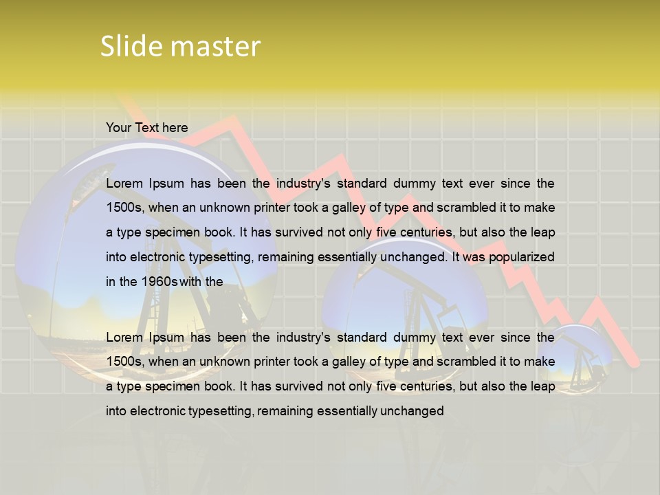 Rig Lubricant Pipe PowerPoint Template