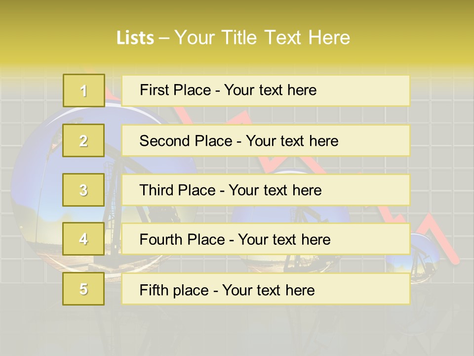 Rig Lubricant Pipe PowerPoint Template