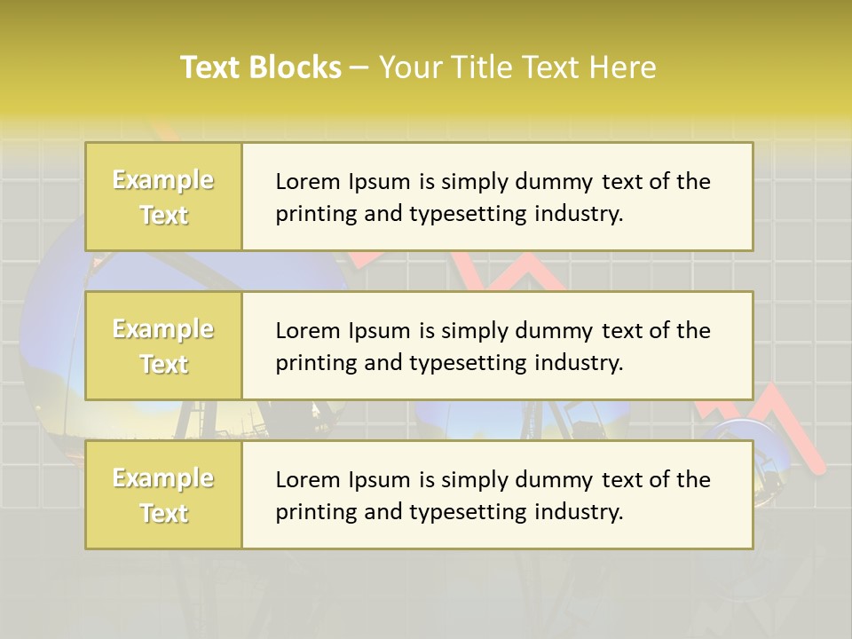 Rig Lubricant Pipe PowerPoint Template