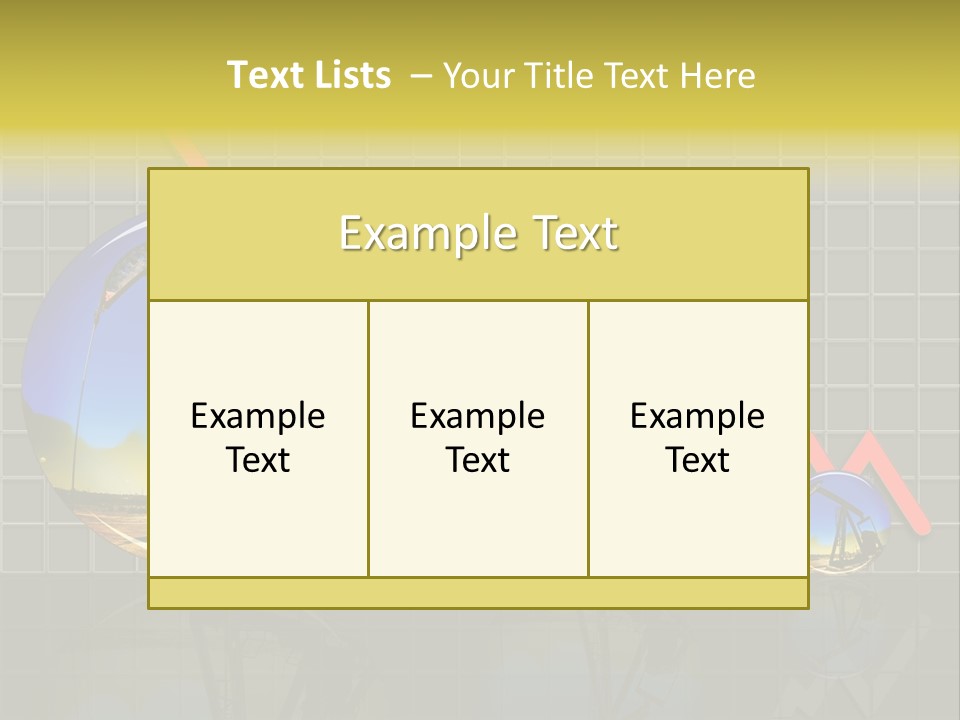 Rig Lubricant Pipe PowerPoint Template