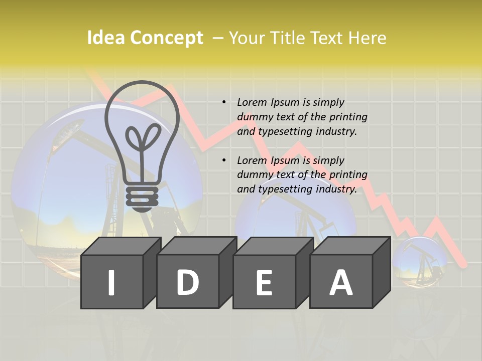 Rig Lubricant Pipe PowerPoint Template