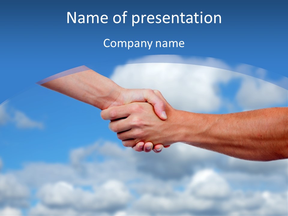 Contract Holding Partnership PowerPoint Template