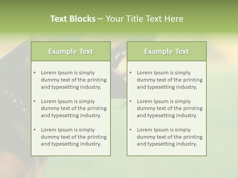 Angry Ear Savage PowerPoint Template