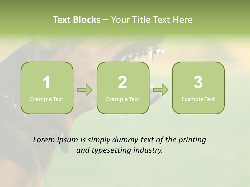 Angry Ear Savage PowerPoint Template