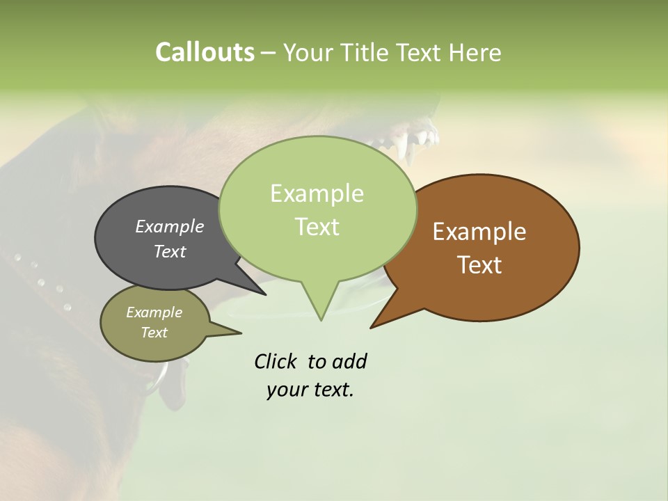 Angry Ear Savage PowerPoint Template