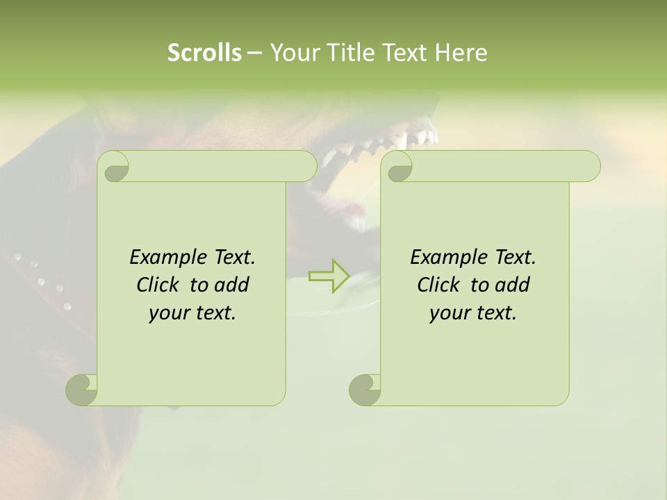 Angry Ear Savage PowerPoint Template