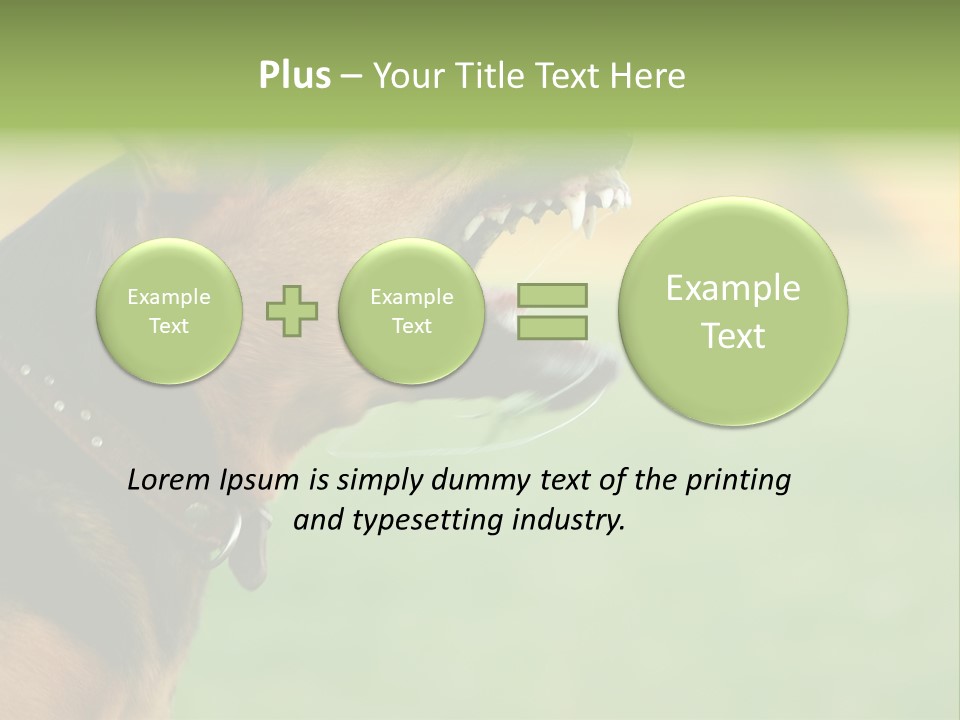 Angry Ear Savage PowerPoint Template