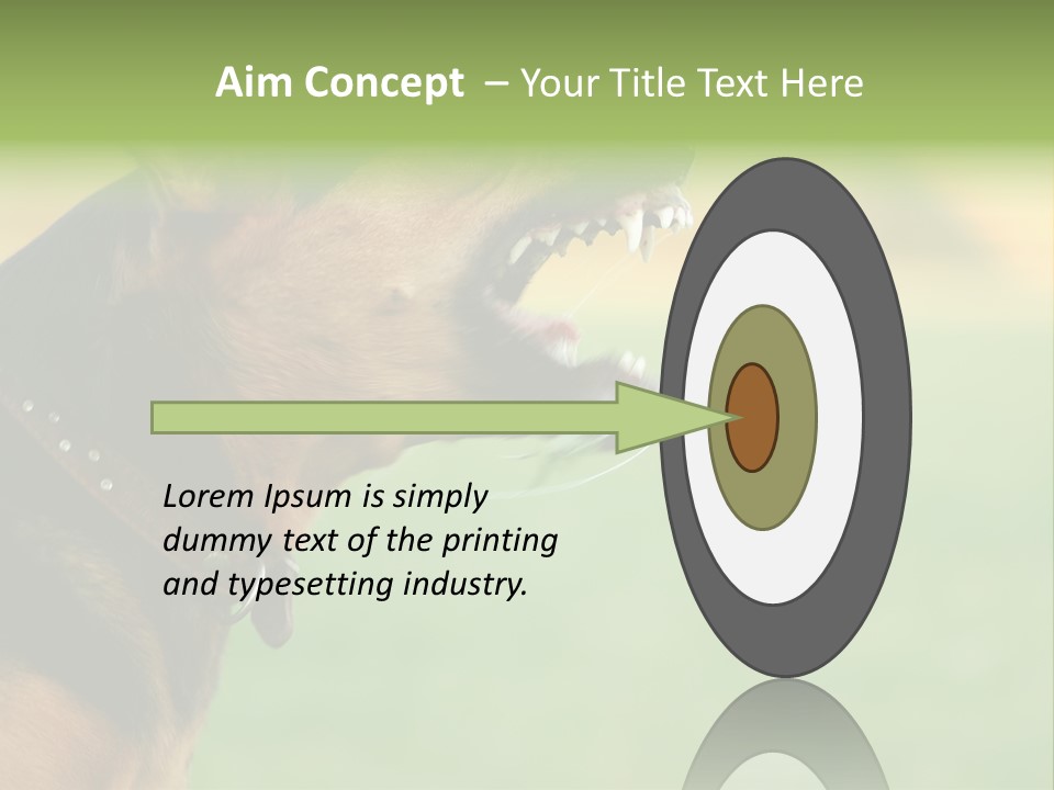 Angry Ear Savage PowerPoint Template