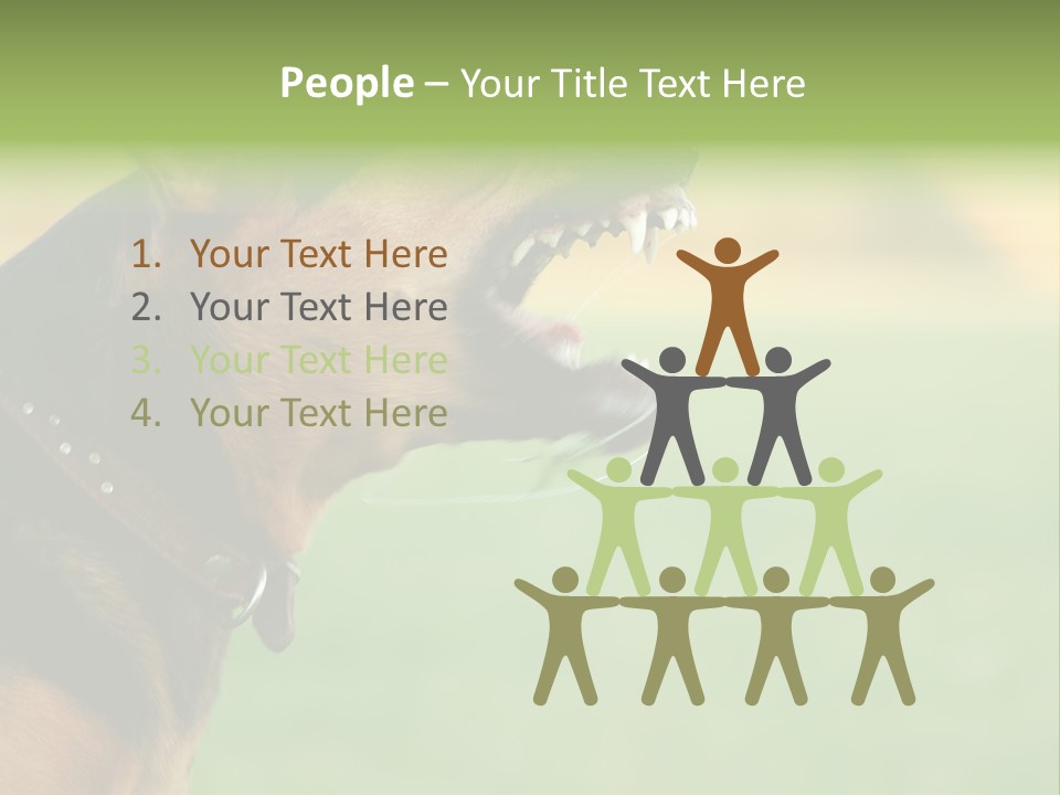 Angry Ear Savage PowerPoint Template