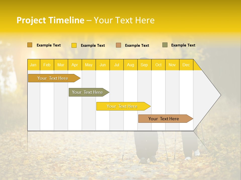 Fitness Walking Exercise Power PowerPoint Template
