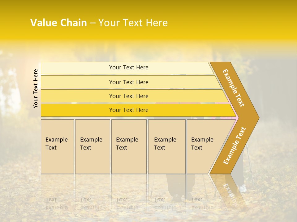 Fitness Walking Exercise Power PowerPoint Template