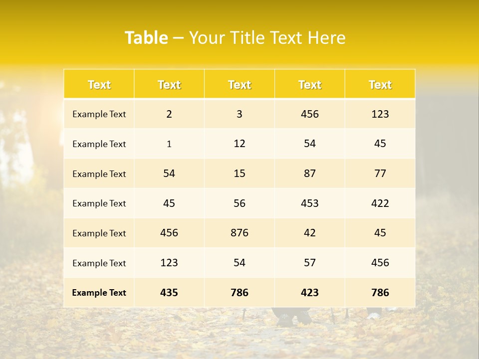 Fitness Walking Exercise Power PowerPoint Template
