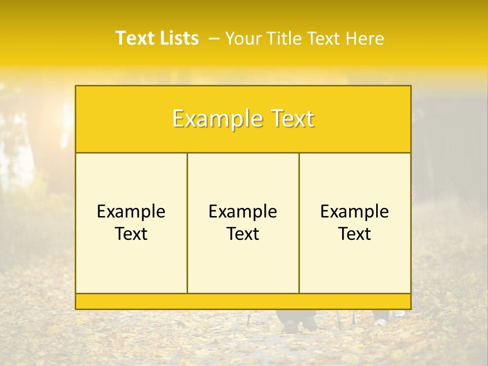 Fitness Walking Exercise Power PowerPoint Template
