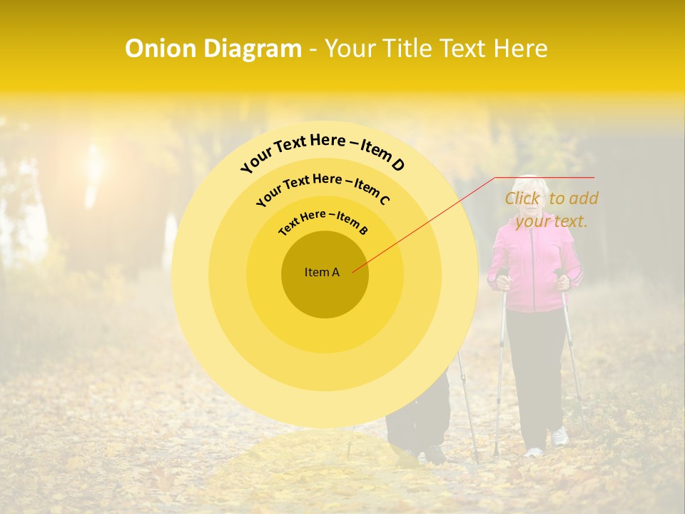 Fitness Walking Exercise Power PowerPoint Template