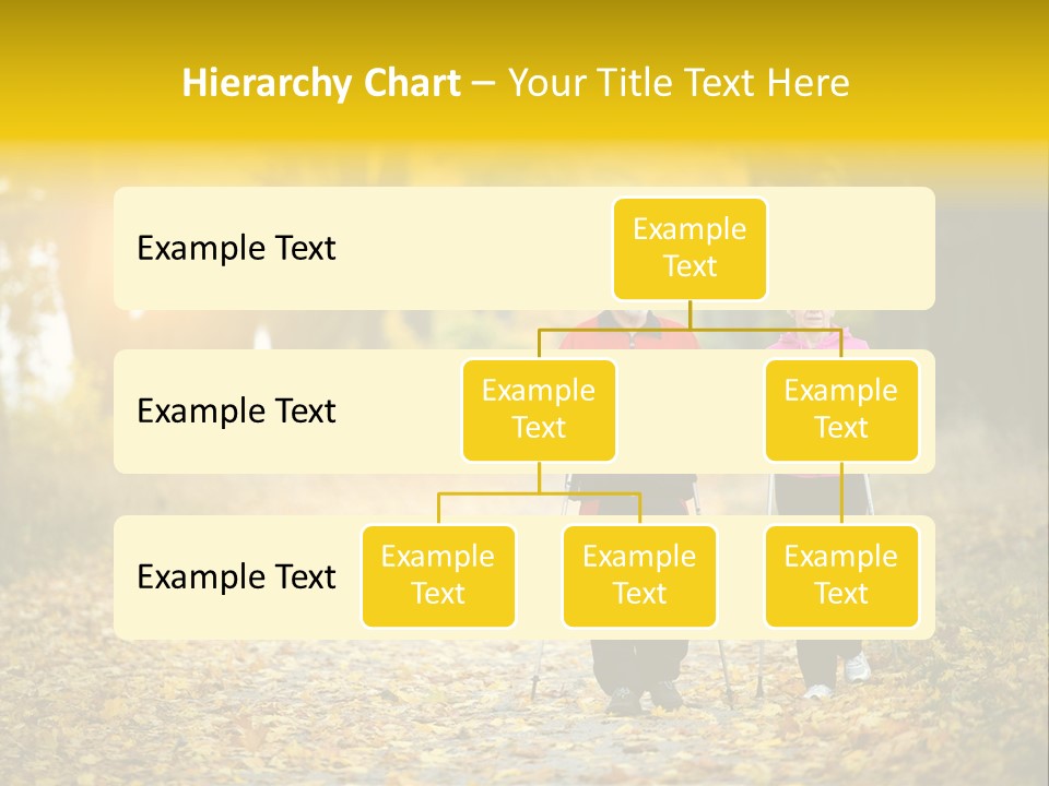 Fitness Walking Exercise Power PowerPoint Template