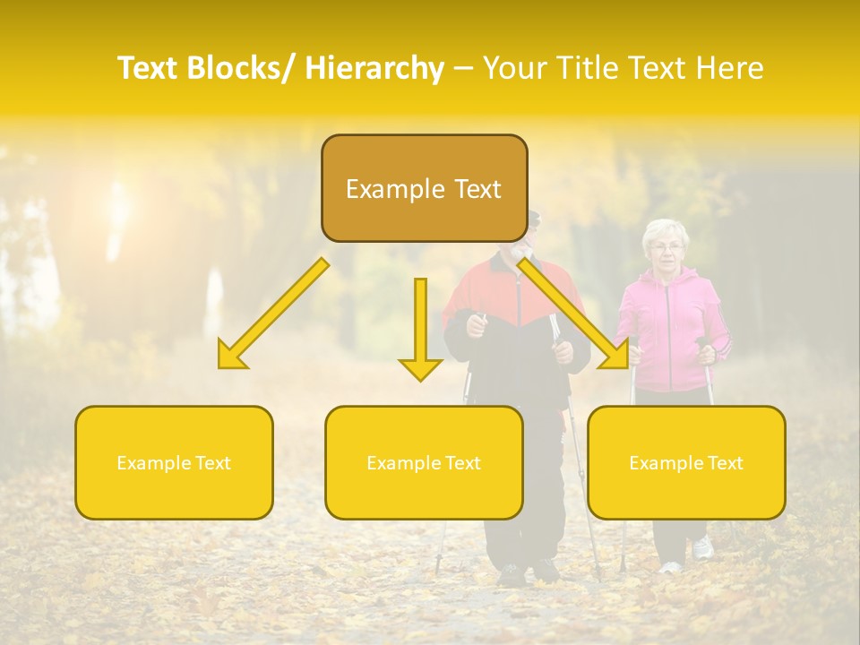 Fitness Walking Exercise Power PowerPoint Template