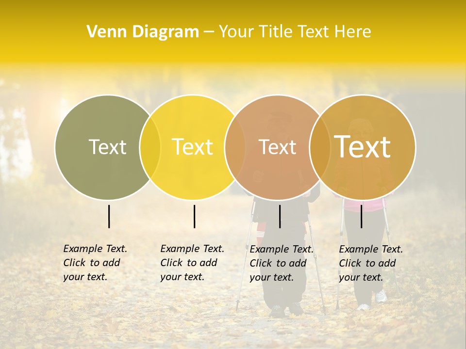 Fitness Walking Exercise Power PowerPoint Template